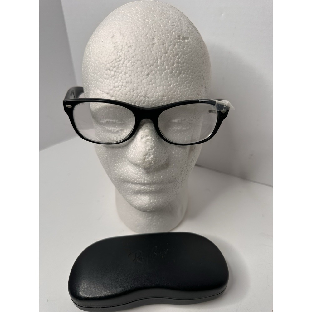 Ray-Ban RB 5184 2000 52 18 145 Wayfarer Eyeglasses Black Broken Frame Case